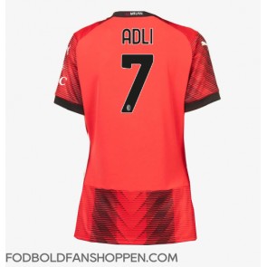 AC Milan Yacine Adli #7 Hjemmebanetrøje Dame 2023-24 Kortærmet